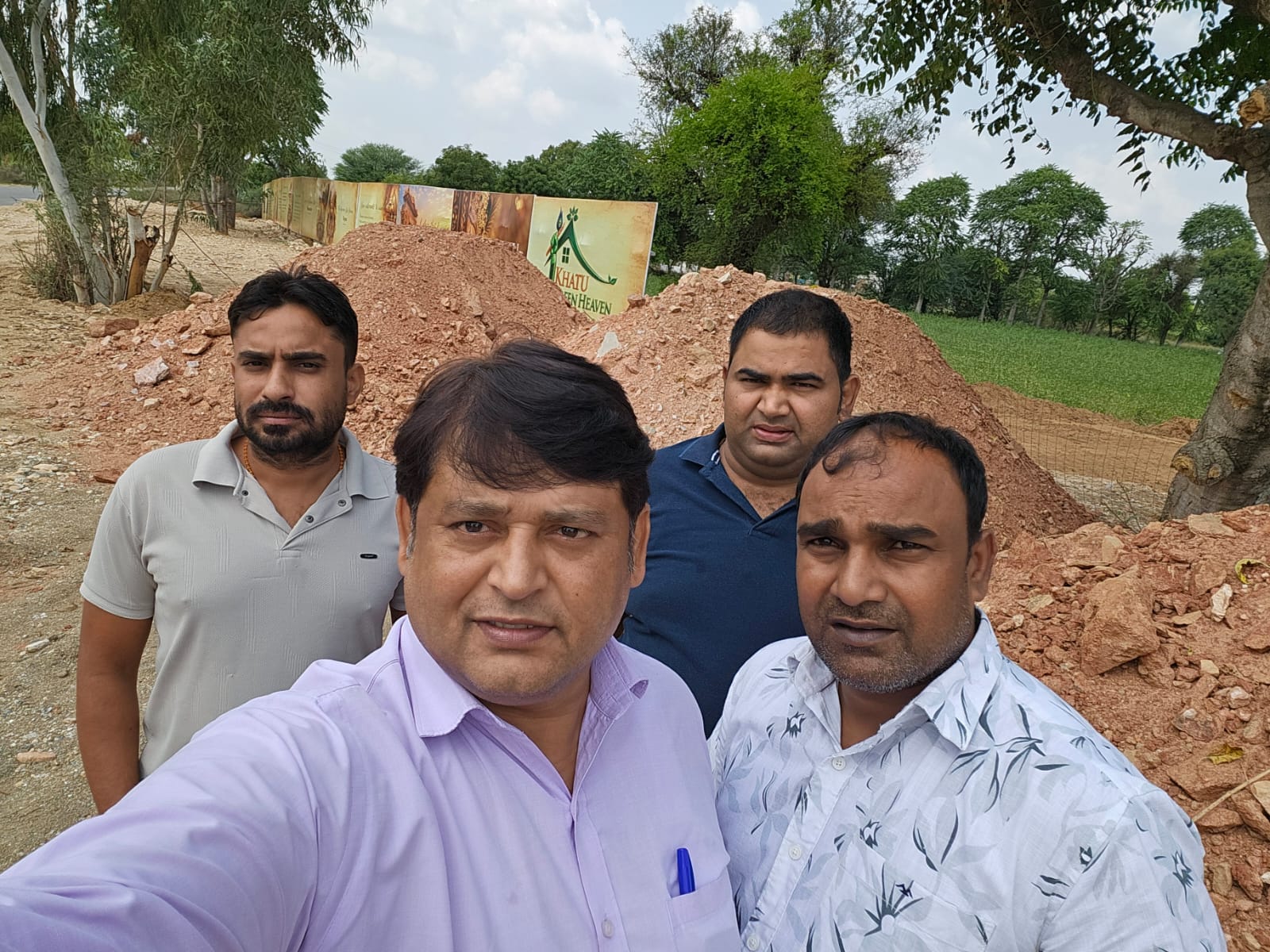 Team at the project site